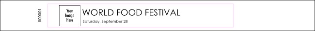 World Food Festival Wristband